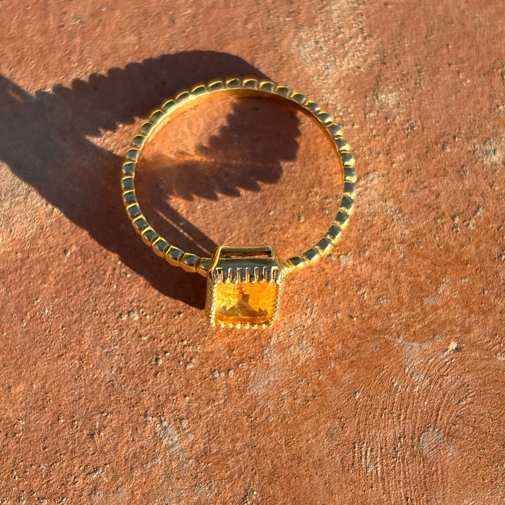 Citrine Ring sz 8